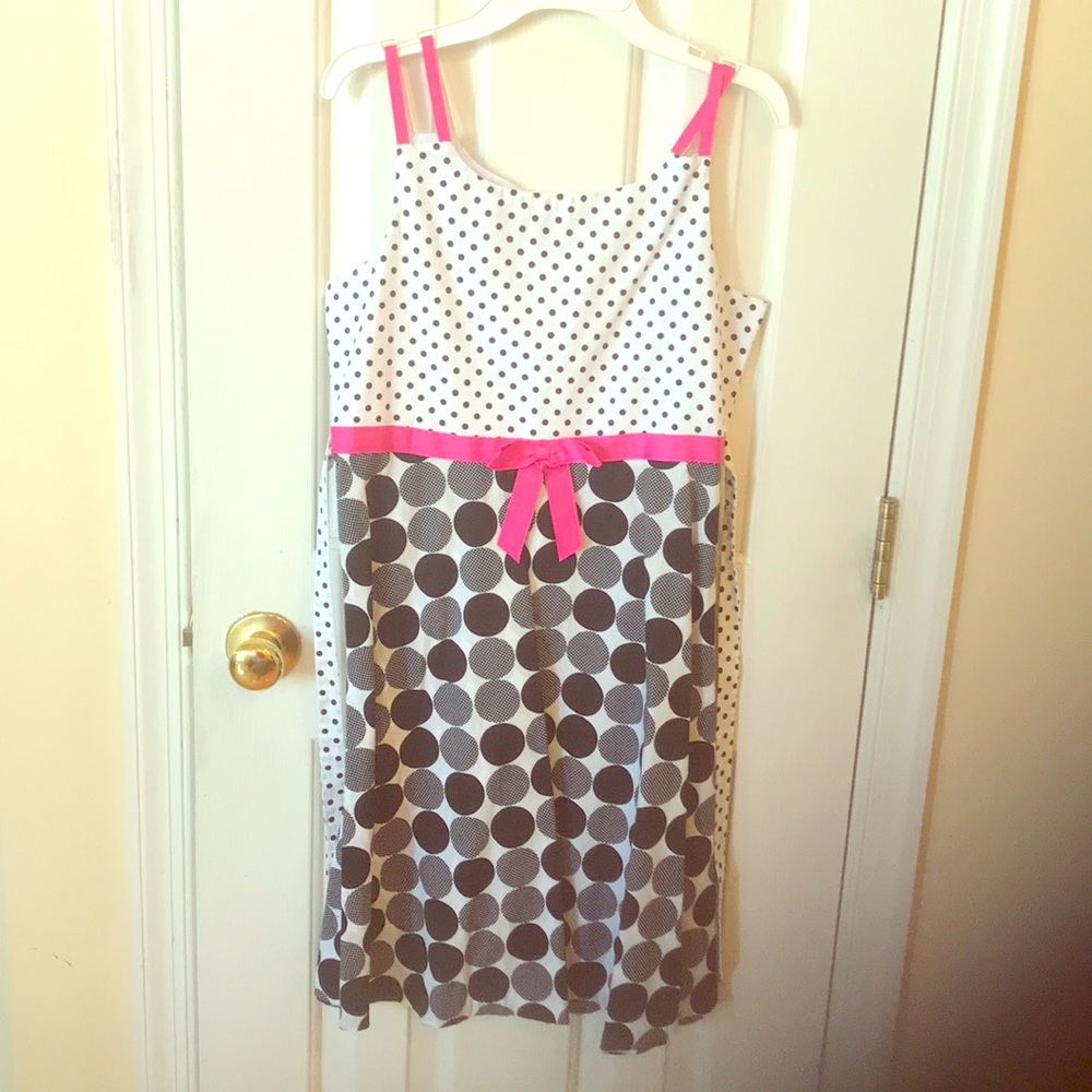 Polka ribbon dresses